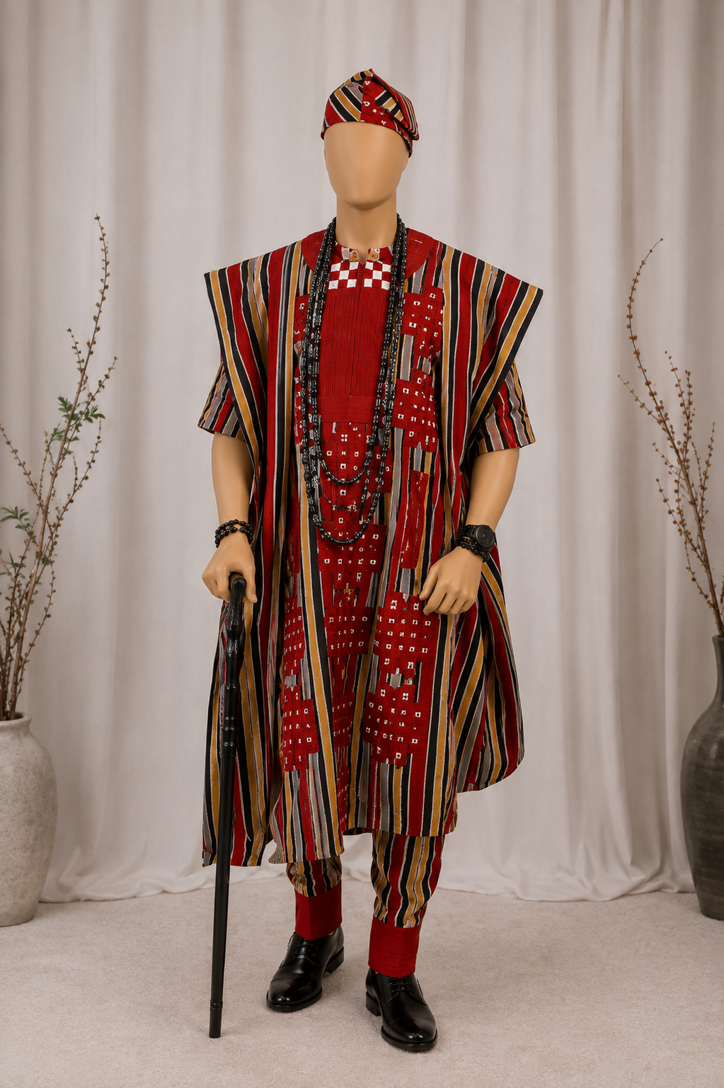 Kabiyesi Agbada Asoke Kaftan